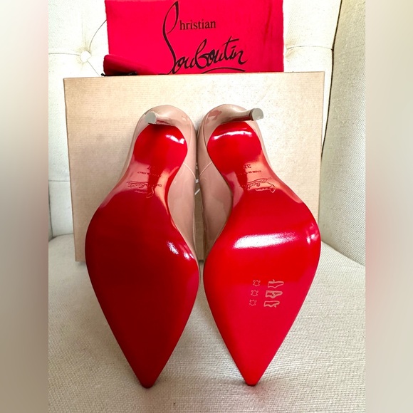 SOLD - Christian Louboutin - So Kate - Size 37 - Nude - Picture 4 of 8